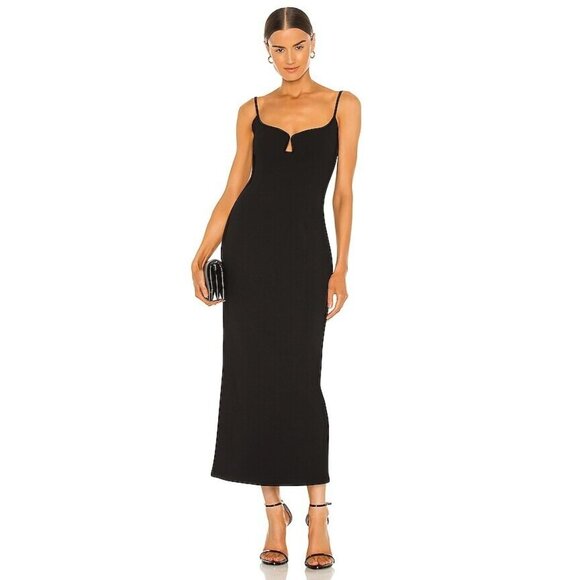 Paris Georgia Marlo Dress in Black Long - Picture 1 of 3